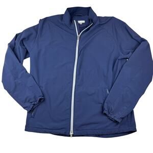 Peter Millar Full Zip Jacket Navy Blue Size L